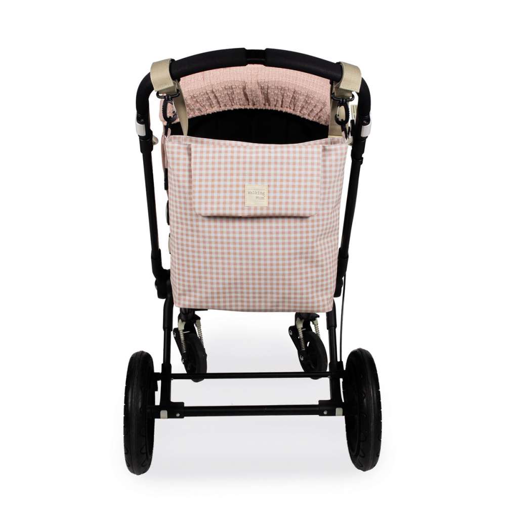 Walking Mum Mala de Passeio I Love Vichy - Rosa