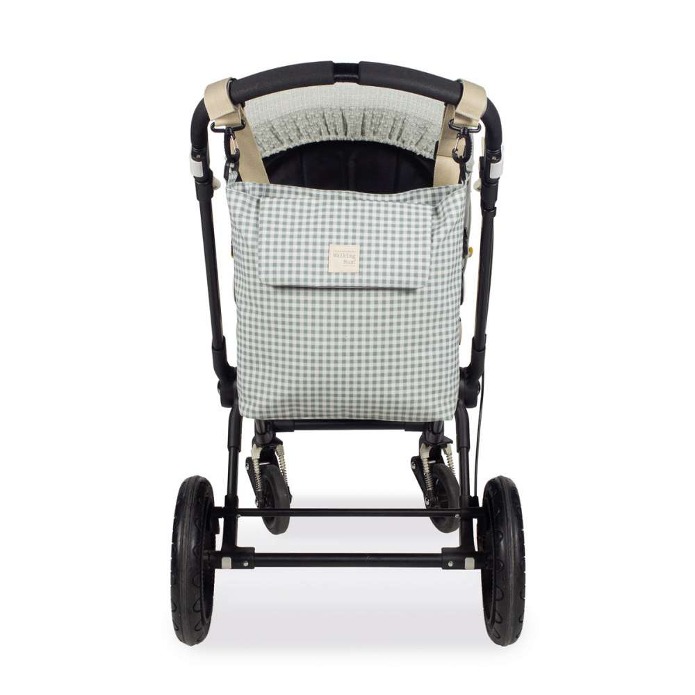 Walking Mum Mala de Passeio I Love Vichy - Verde