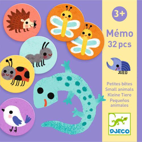 Djeco - Jogo de Memória e Associação - Pequenos Animais