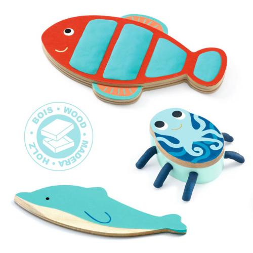 Djeco - Myseacreatures - Jogo de Plasticina