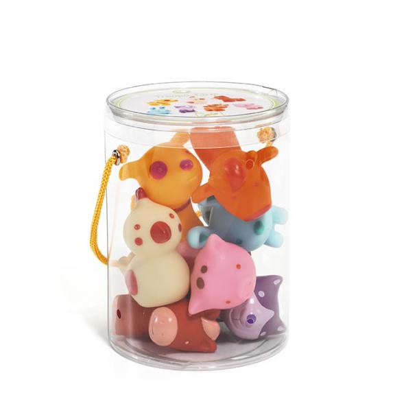 Djeco Troopo-farm - Tubo c/ 7 Animais