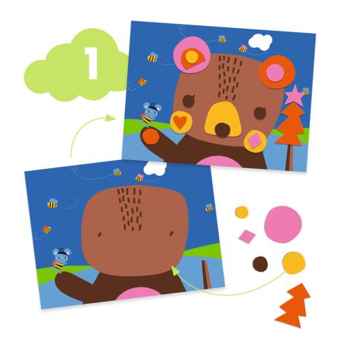 Djeco - O Rato e seus Amigos - Kit de Atividades Manuais