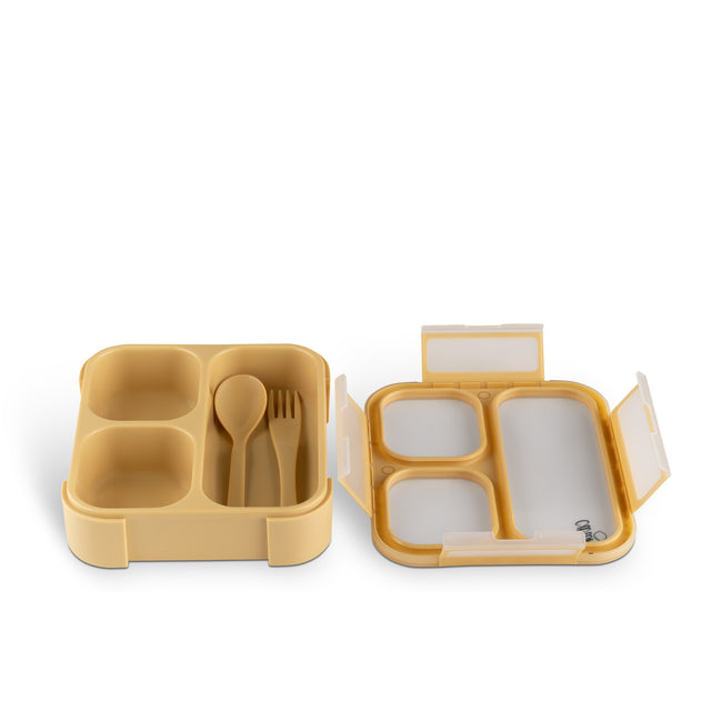 Citron Lunchbox com Talheres - Amarelo