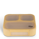 Citron Lunchbox com Talheres - Amarelo