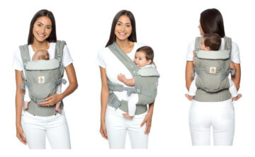 Ergobaby Adapt SoftFlex Mesh Cinza Pérola - Mochila Portabebé