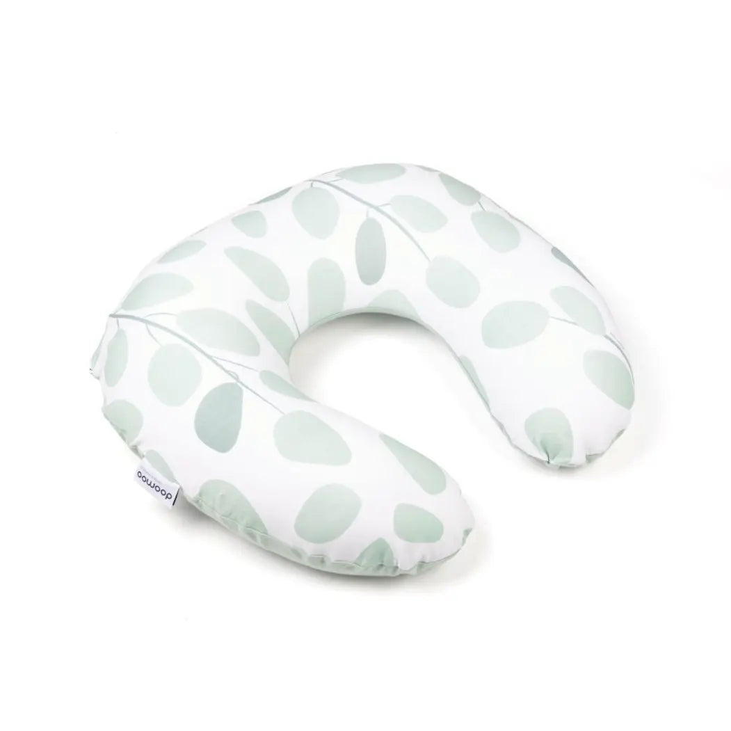 Doomoo Almofada Multifuncional Pequena Softy Folhas - Verde Água
