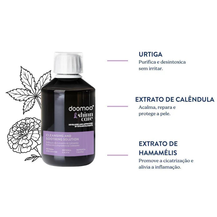 Doomoo & Shinncare Solução de Limpeza e Calmante - 200 ml.