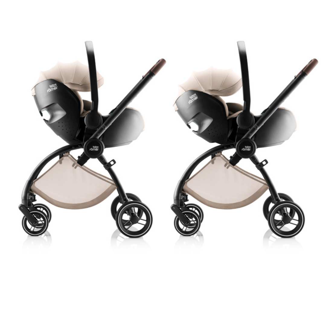 Duo Rio Carrinho de Bebé + Ovinho Baby-Safe Pro da Britax Römer - Style Teak