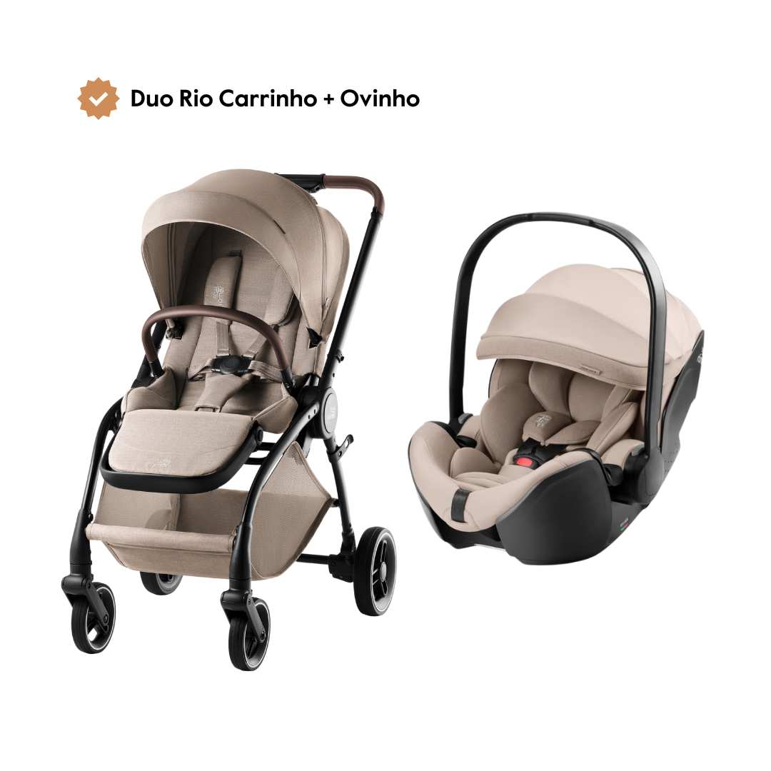 Duo Rio Carrinho de Bebé + Ovinho Baby-Safe Pro da Britax Römer - Lux Urban Olive