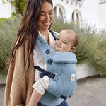 Ergobaby Adapt SoftTouch Algodão Azul Pizarra - Mochila Portabebé