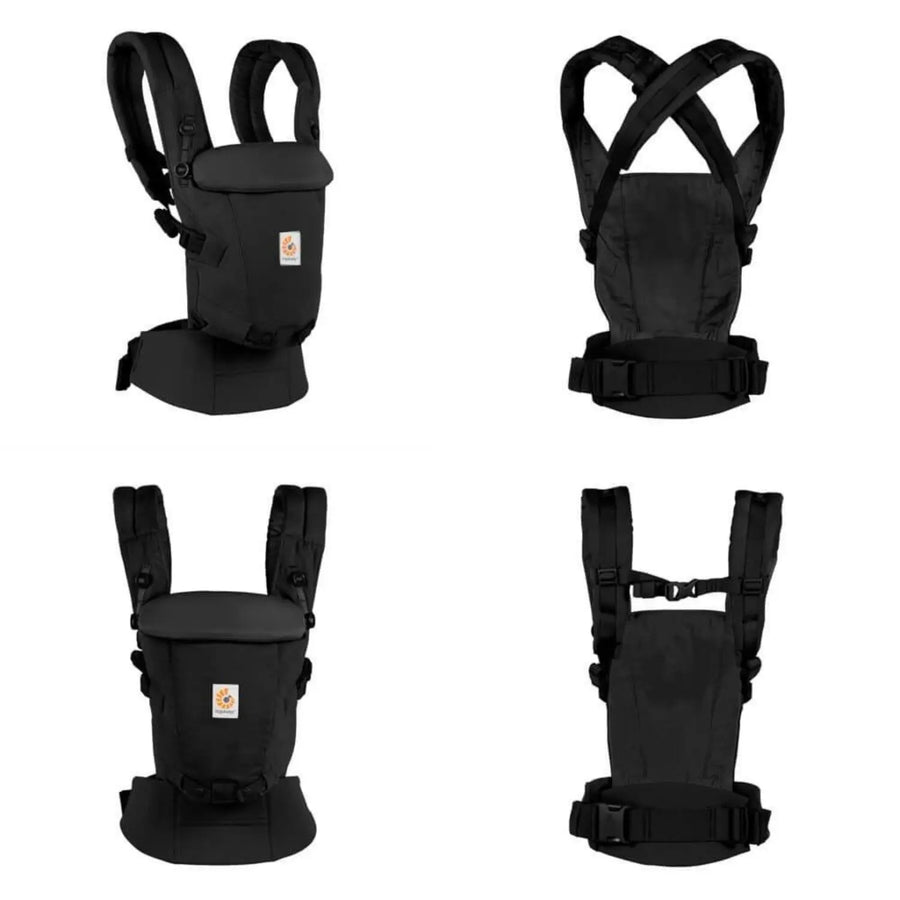 Ergobaby Adapt SoftTouch Algodão Negro - Mochila Portabebé