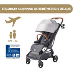 Ergobaby Carrinho de Passeio Metro 3 Deluxe - Pearl Grey