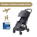 Ergobaby Carrinho de Bebé Metro 3 - Graphite Grey