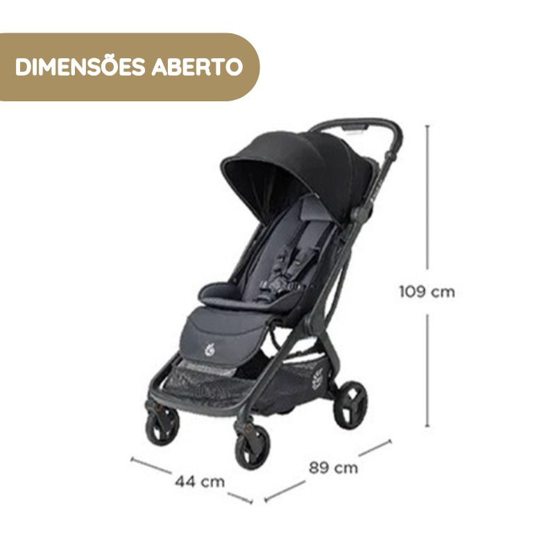 Ergobaby Carrinho de Bebé Metro 3 - Graphite Grey