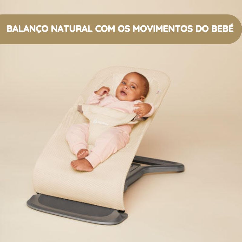 Ergobaby Espreguiçadeira Evolve Mesh - Crema