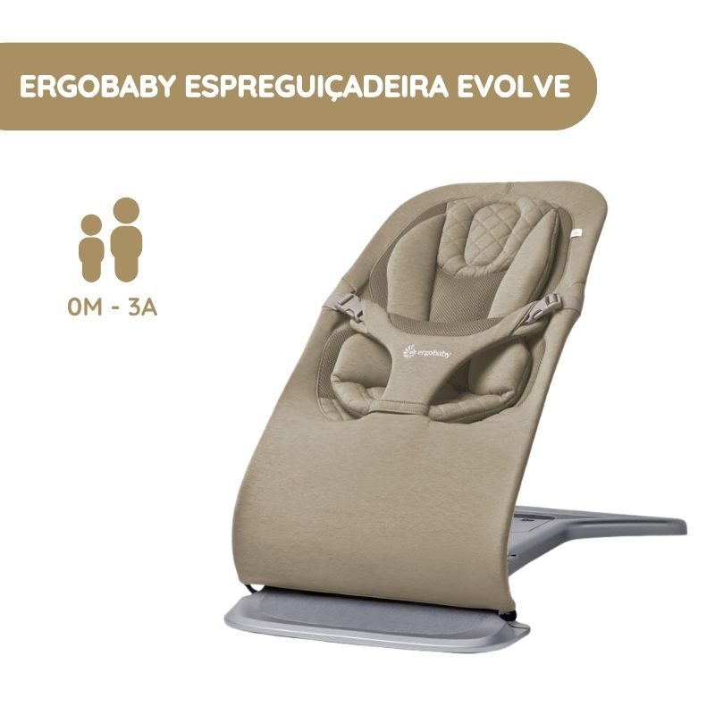Ergobaby Espreguiçadeira Evolve - Soft Olive