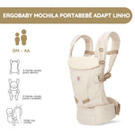 Ergobaby Mochila Portabebé Adapt Linho - Natural