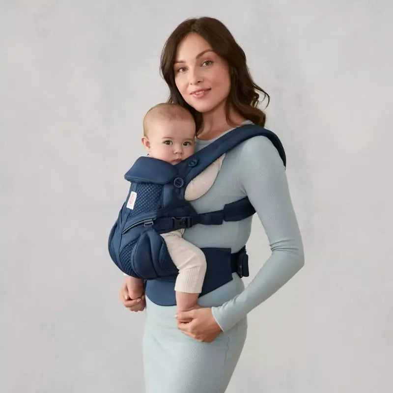 Ergobaby Mochila Portabebé Omni Classic Mesh - Azul Meia Noite