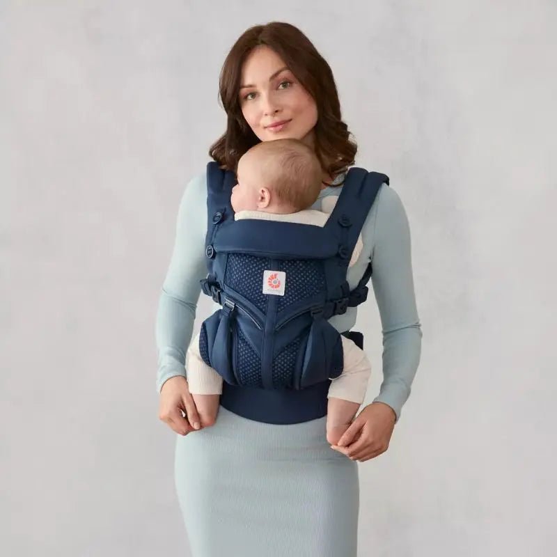 Ergobaby Mochila Portabebé Omni Classic Mesh - Azul Meia Noite
