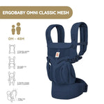 Ergobaby Mochila Portabebé Omni Classic Mesh - Azul Meia Noite