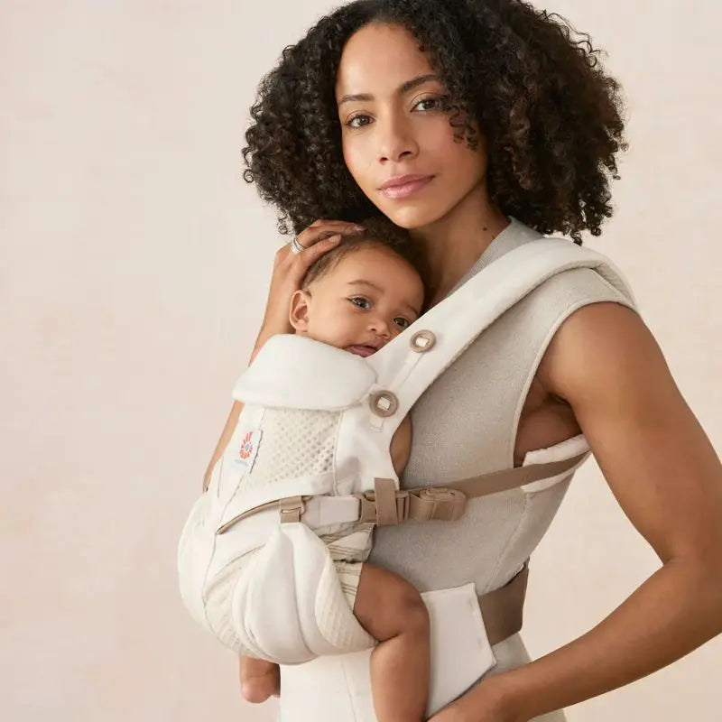 Ergobaby Mochila Portabebé Omni Classic Mesh - Luminous Ivory