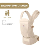 Ergobaby Mochila Portabebé Omni Lite Mesh - Natural Beige