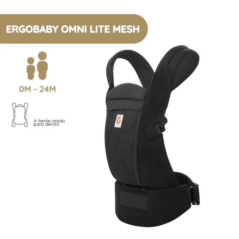 Ergobaby Mochila Portabebé Omni Lite Mesh - Onyx Black