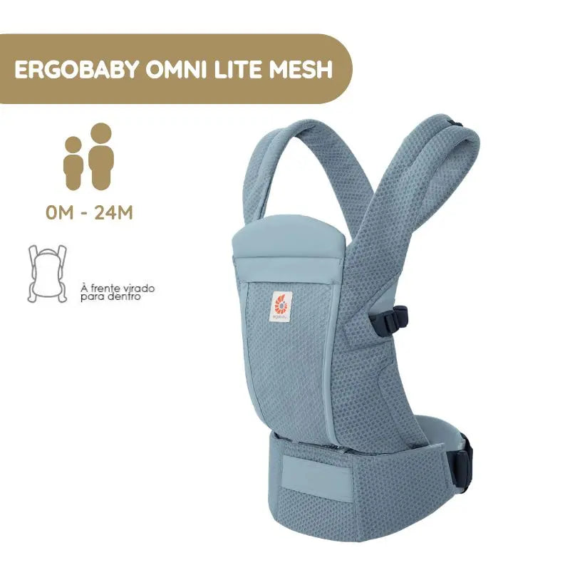 Ergobaby Mochila Portabebé Omni Lite Mesh - Slate Blue