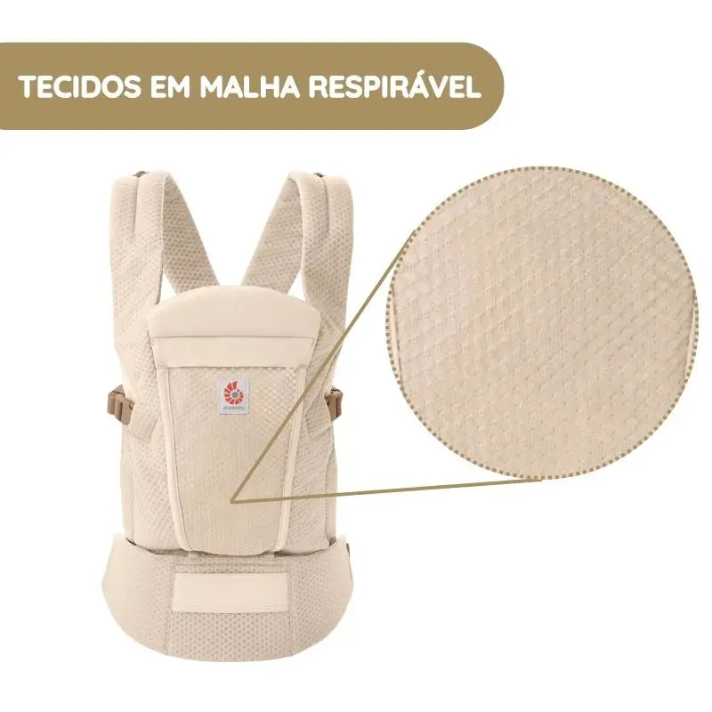 Ergobaby Mochila Portabebé Omni Lite Mesh - Pearl Grey