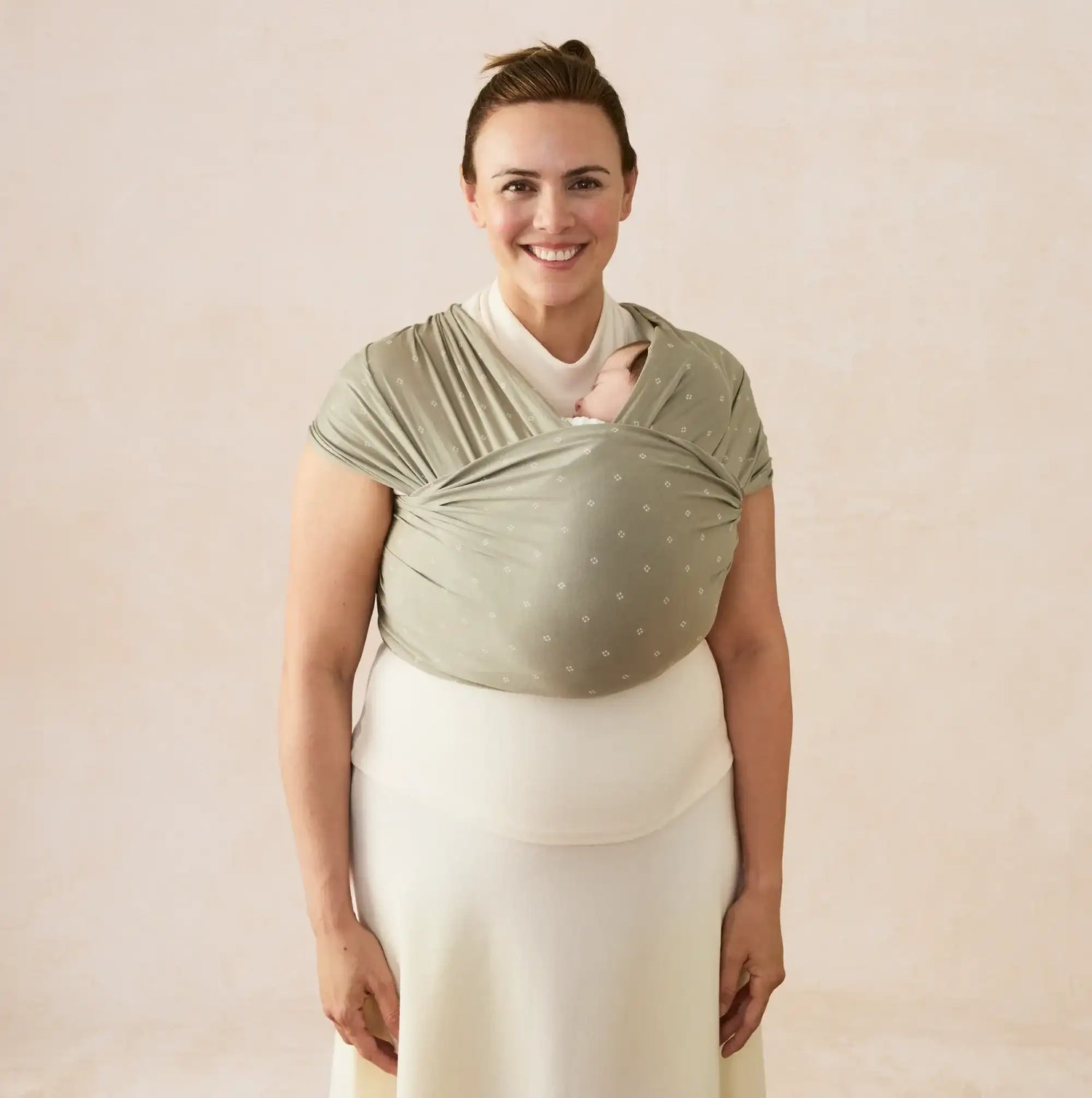 Ergobaby Pano Portabebé Aura Sustentável - Olive Diamonds