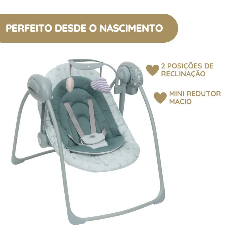 Chicco Espreguiçadeira Swing & Play - Matcha