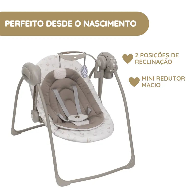 Chicco Espreguiçadeira Swing & Play - Vanilla