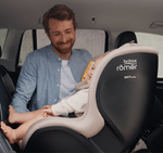 Cadeira Auto DualFix PRO M da Britax Romer  - Linen Grey dos 3 meses a 4 anos - LUX