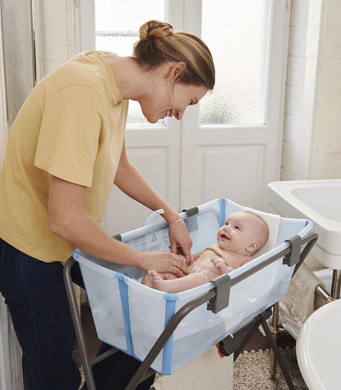 Stokke Flexi Bath Bundle Banheira - Ocean Blue
