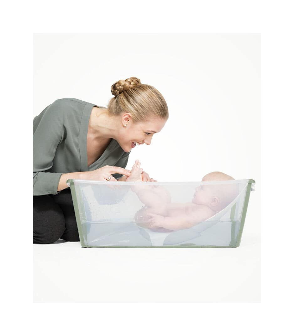 Stokke Flexi Bath Banheira - Transparente & Verde