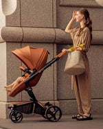 Mima Carrinho de Passeio Xari Max - Black/Camel/Black