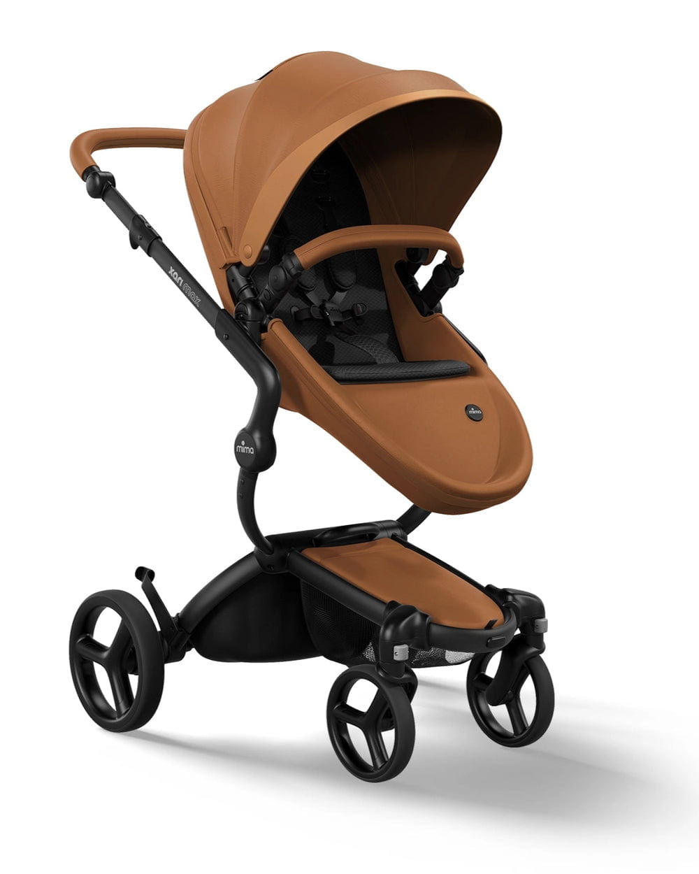 Mima Carrinho de Passeio Xari Max - Black/Camel/Black