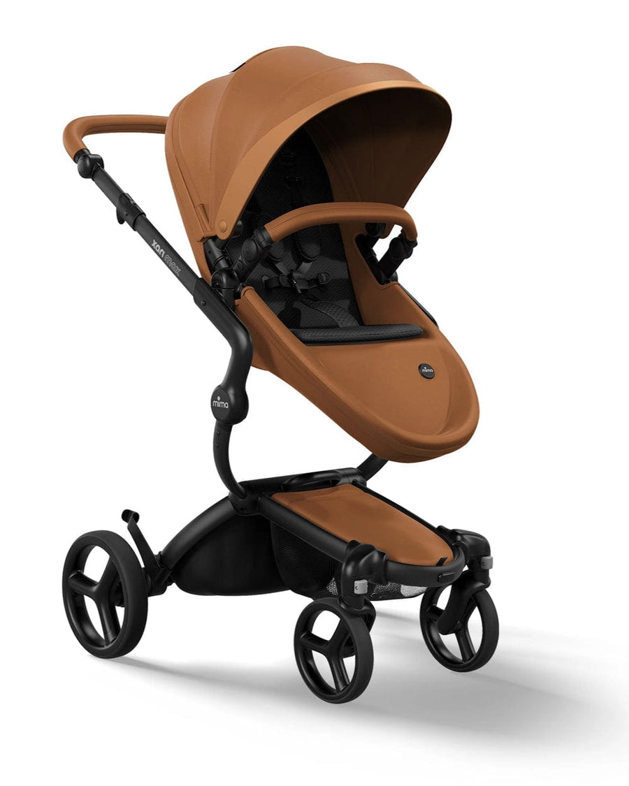Mima Carrinho de Passeio Xari Max - Black/Camel/Black