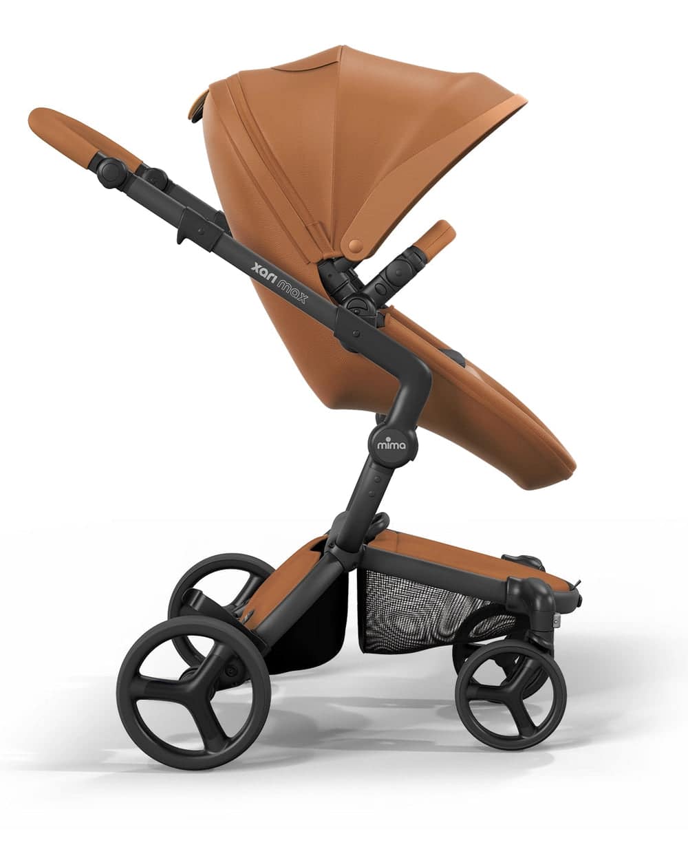Mima Carrinho de Passeio Xari Max - Black/Camel/Black