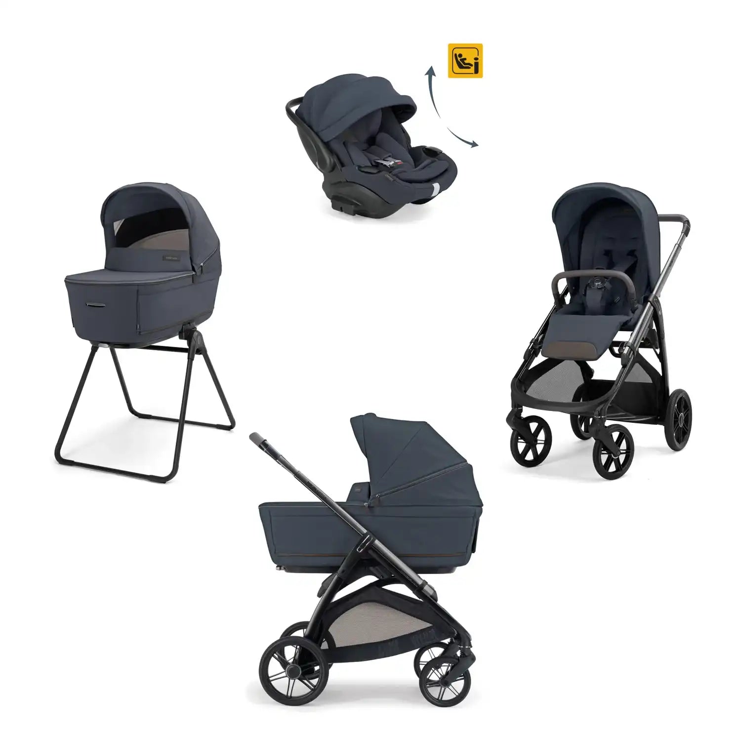 Inglesina System Quattro Aptica Darwin Recline Evo - Sapphire Blue