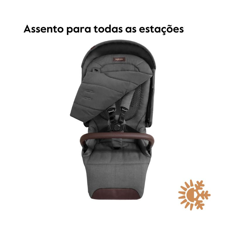 Carrinho de Bebé Inglesina Aptica System Duo - Essence Mokka