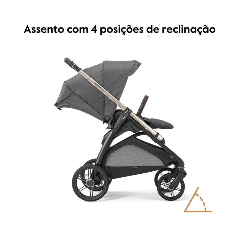 Carrinho de Bebé Inglesina Aptica System Quattro - Sapphire Blue