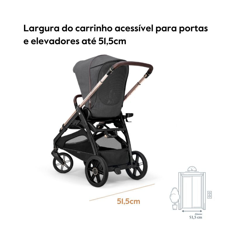 Inglesina System Quattro Aptica Darwin eleador e portas até 51,5cm
