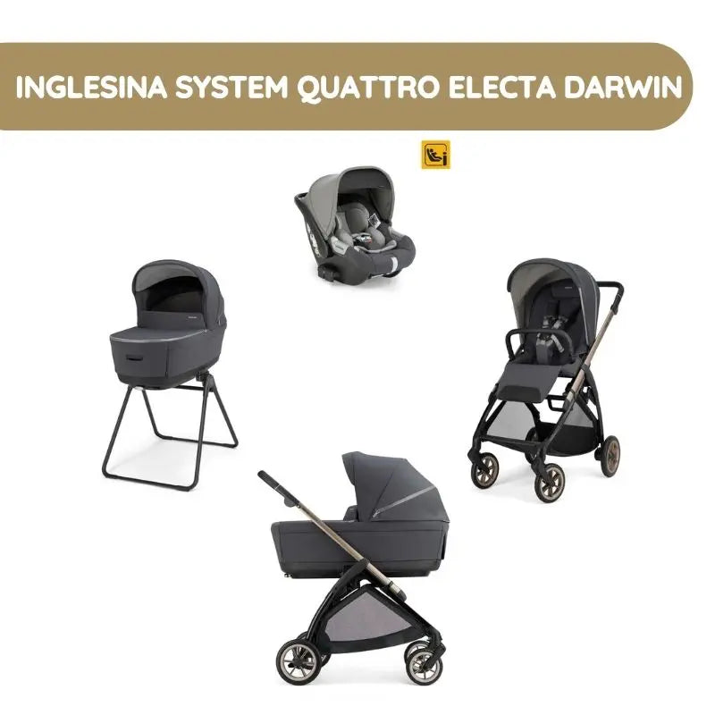 Inglesina System Quattro Electa Darwin - Garage Grey