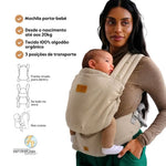 Isara Mochila Portabebé Elite - Sandstone Linen