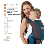 Isara Mochila Portabebé Quick Full Buckle - Pixelated Spicy Bamboo