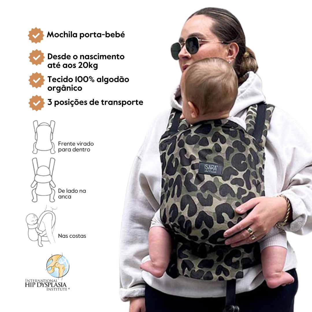 Isara Mochila Portabebé Quick Full Buckle - Tiba+Marl Camo