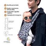Isara Mochila Portabebé Quick Full Buckle - Tiba+Marl Leopard