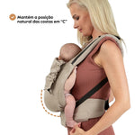 Isara Mochila Portabebé Quick Full Buckle V2 - Champagne Velvet