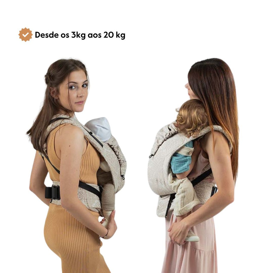 Isara Mochila Portabebé Quick Full Buckle One size - Pearl Grey